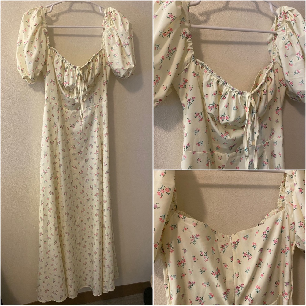 Cottagecore Floral Long Dress